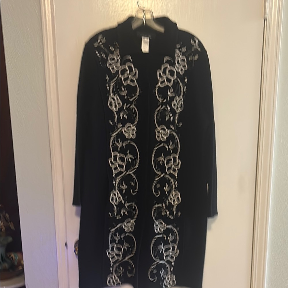 Elegant Black Long Sleeve Mock Neck Cocktail Dress